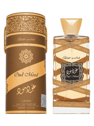 Oud Mood Elixir by Lattafa 3.4fl Oz, 100ml