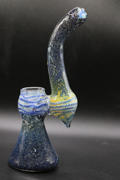 Bubblers Blue Frit 7"